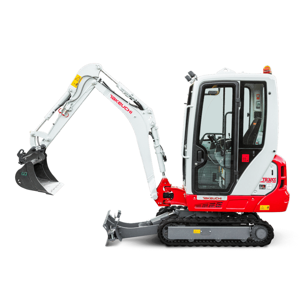 Takeuchi TB320 zijaanzicht