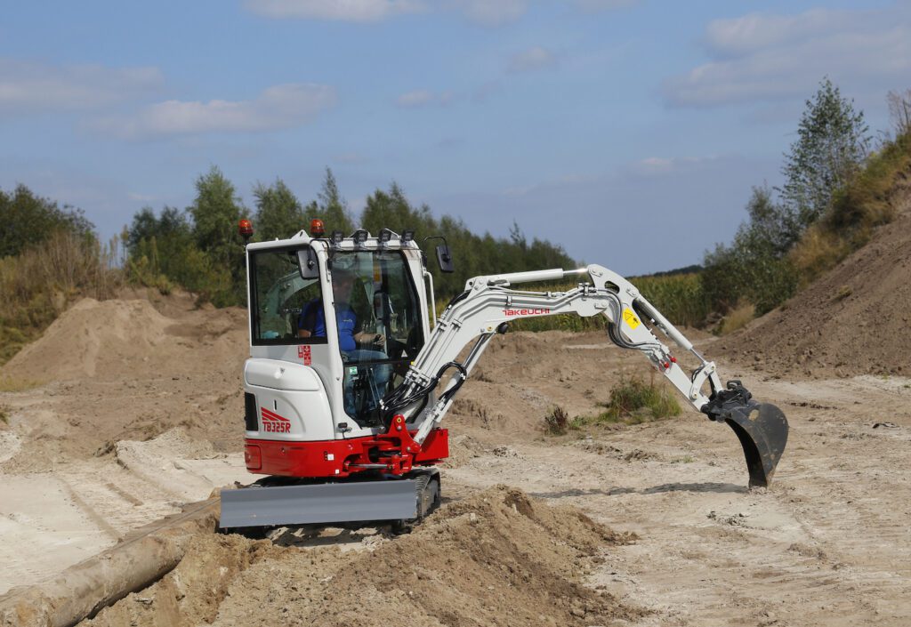 Graafmachine 325R van Takeuchi