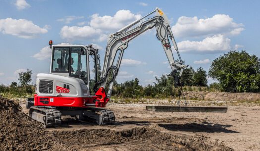 TB350R op bouwplaats