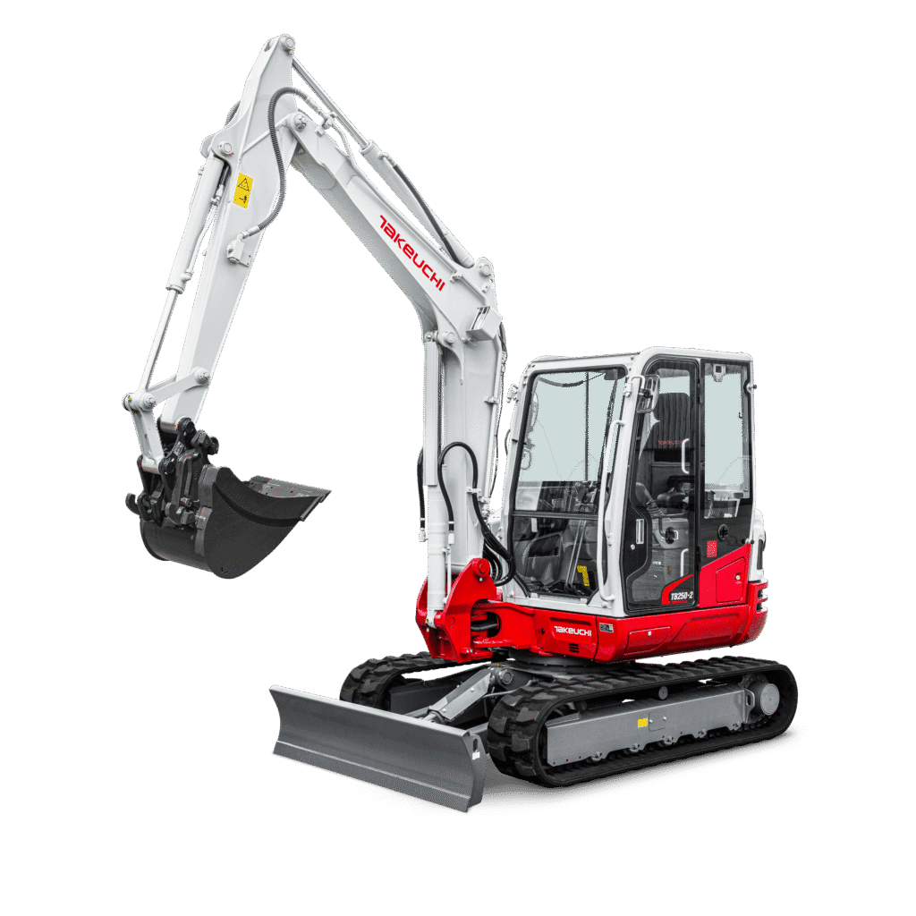 Takeuchi TB250-2 graafmachine vrijstaand