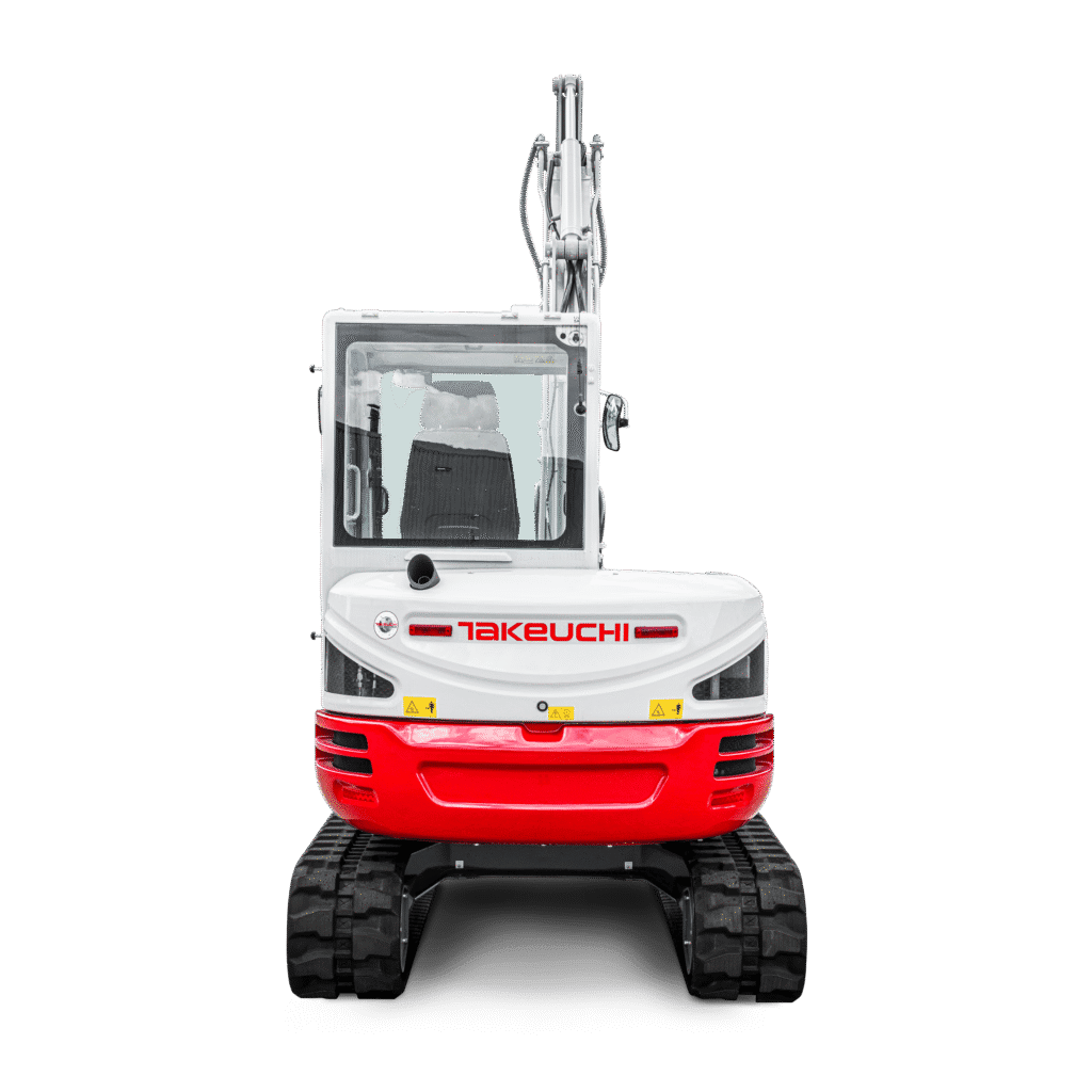 Takeuchi TB250-2 graafmachine vrijstaand achterkant