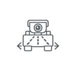 Symbool achteruitcamera