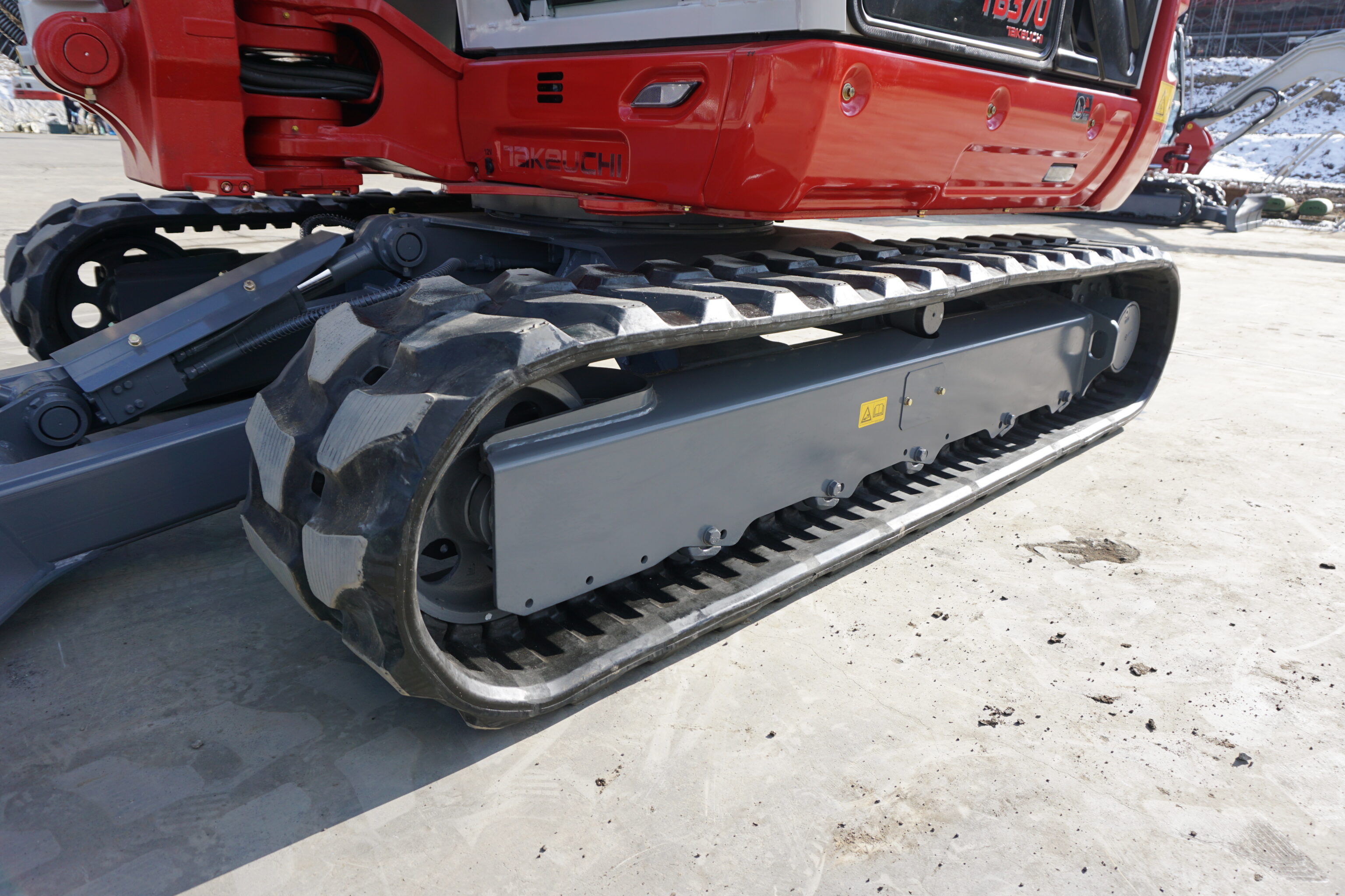 Takeuchi TB370 Monoboom rijwerk