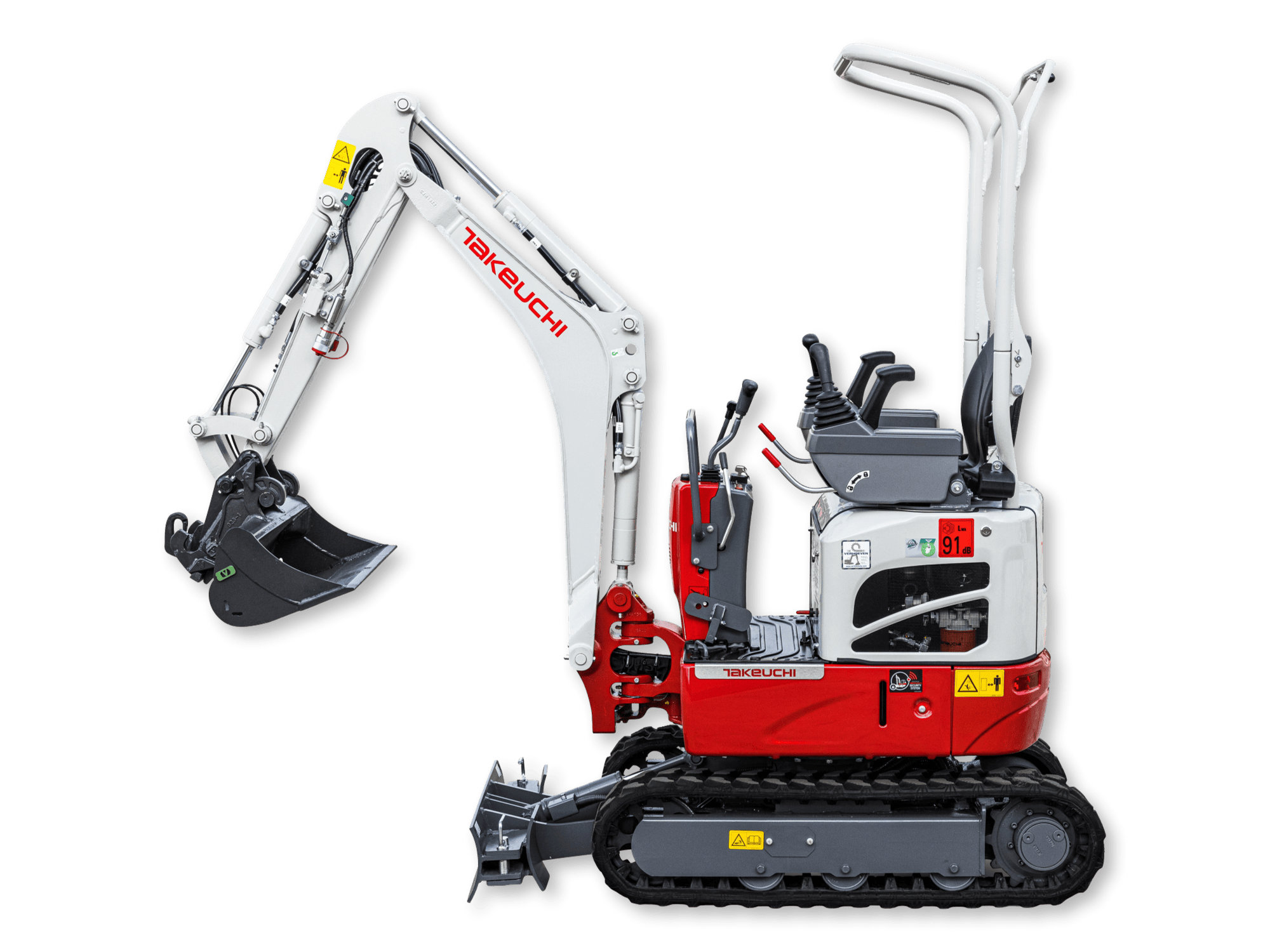 TB210R Takeuchi transparante achtergrond