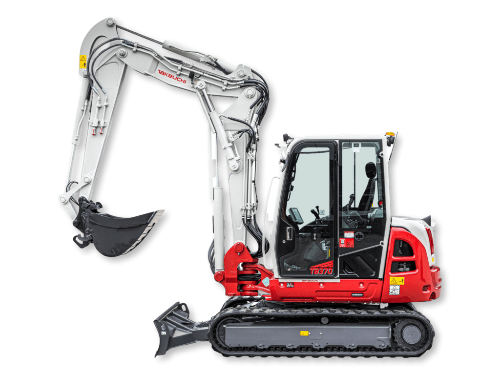 Takeuchi TB370 Two Piece Boom vrijstaand