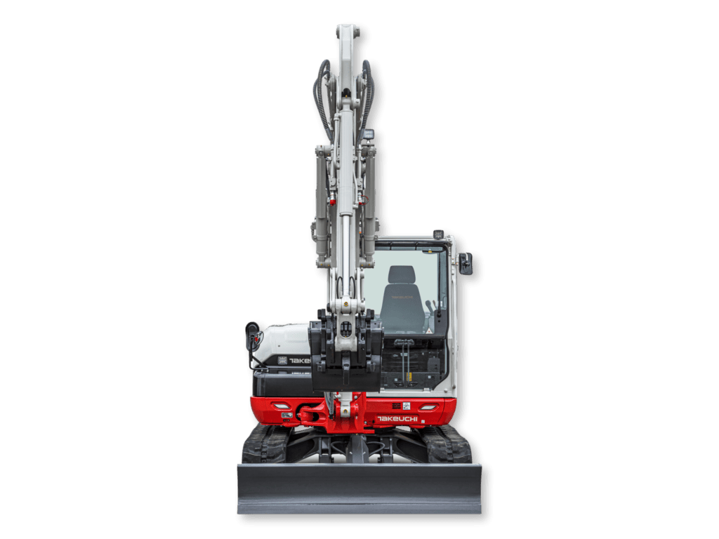 voorkant van de TB370 met monoboom giek