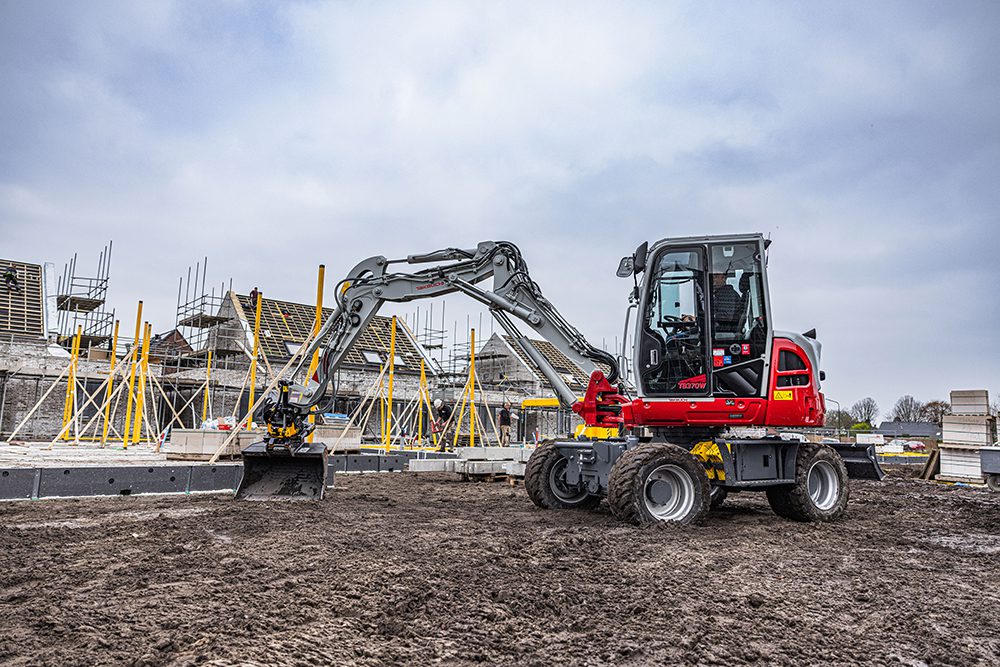 TB370 mobiele graafmachine