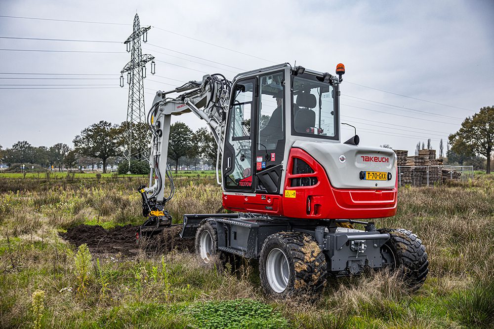 Takeuchi TB370W mobiele kraan