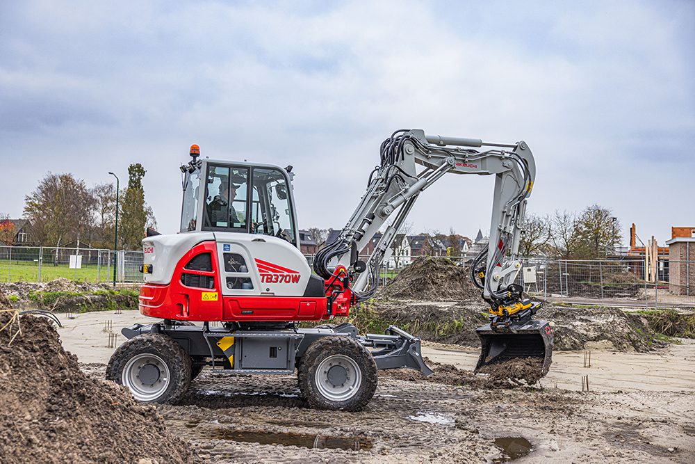 Takeuchi TB370W mobiele kraan