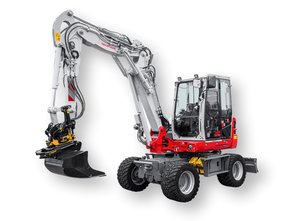 Takeuchi TB370W mobiele graafmachine