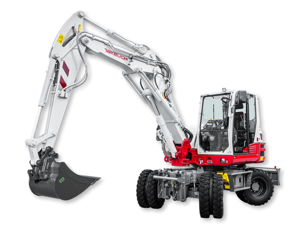takeuchi tb395w in perspectief