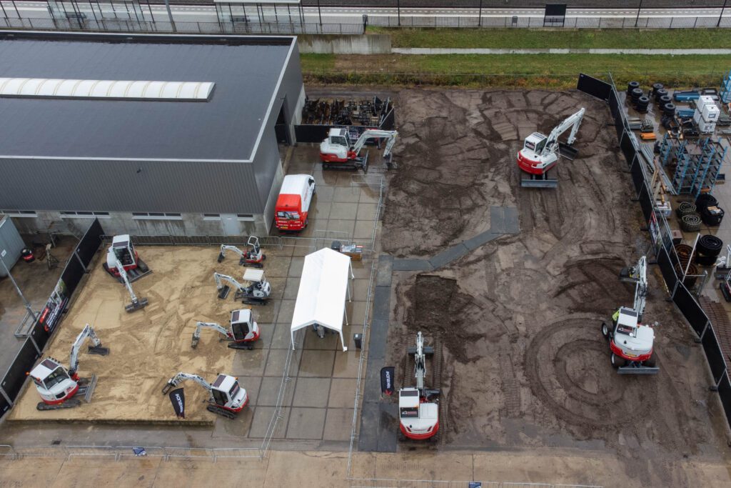 Demobak van boven tijdens demodagen