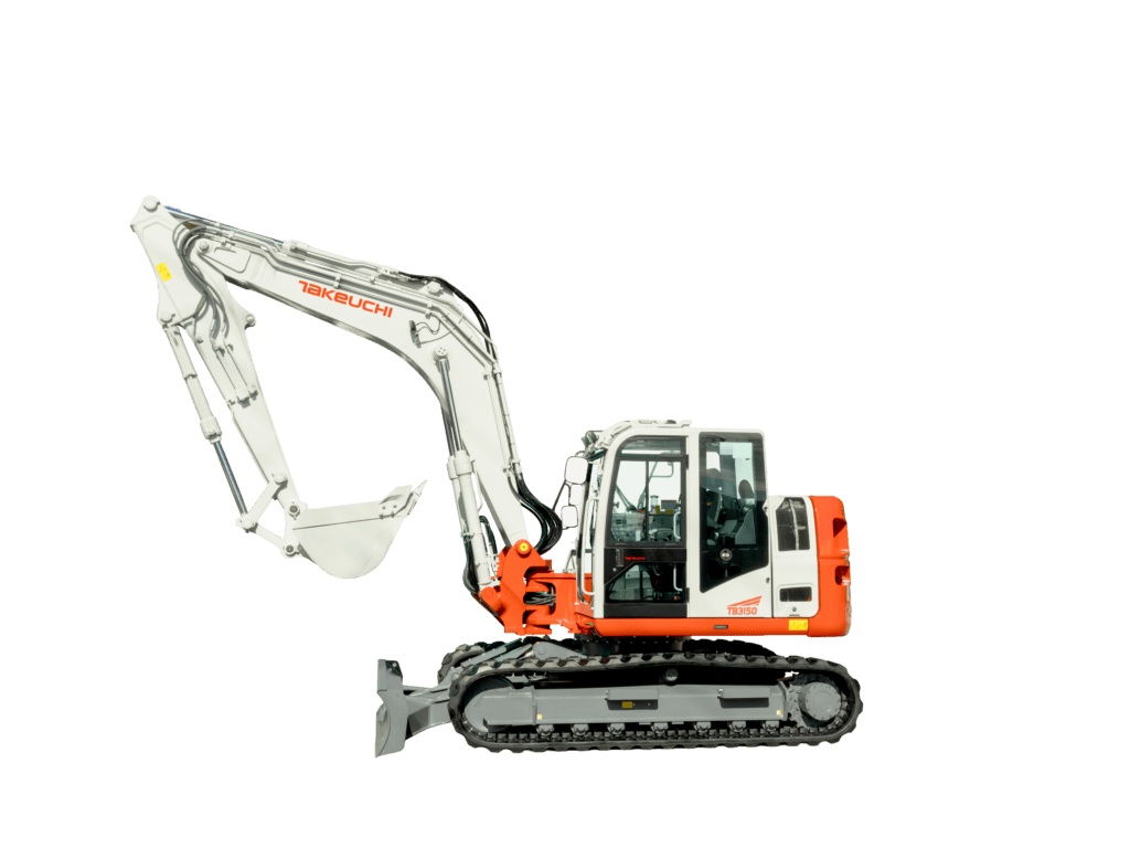 Takeuchi tb3150 graafmachine zijkant