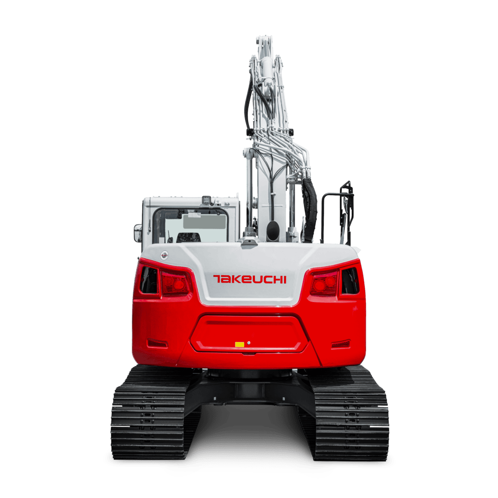 Takeuchi tb3150r monoboom achterkant